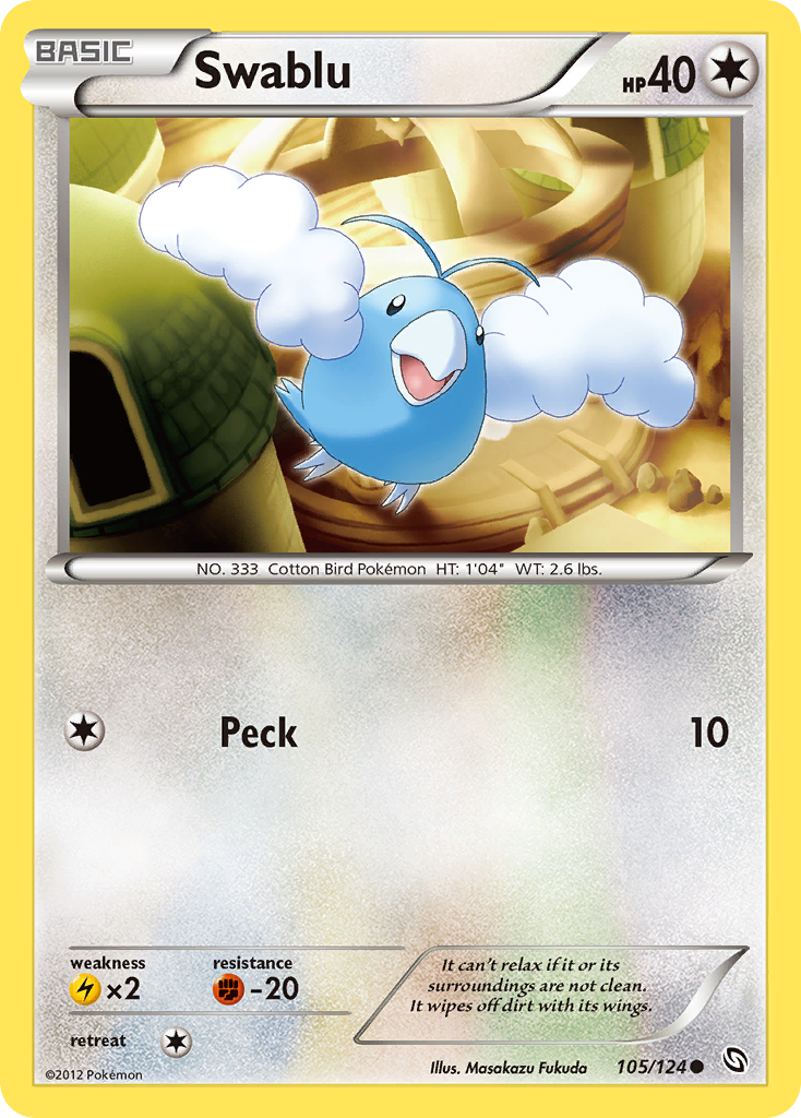 Dragons Exalted Swablu #105/124